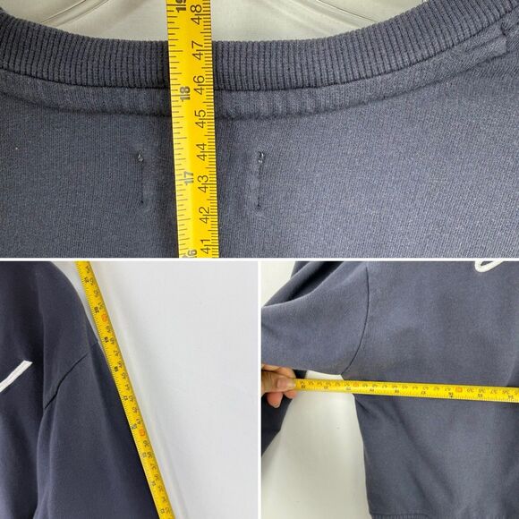 Isa & Ella Women’s Cropped Crewneck Pullover Sweatshirt Gray Small - Picture 7 of 12